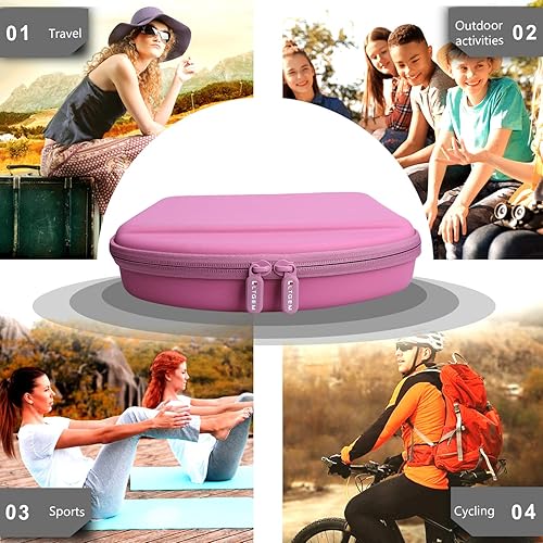 Miniatura 2 de LTGEM - Funda rígida para sistema de lectura y escritura Leapfrog LeapReader, color rosa