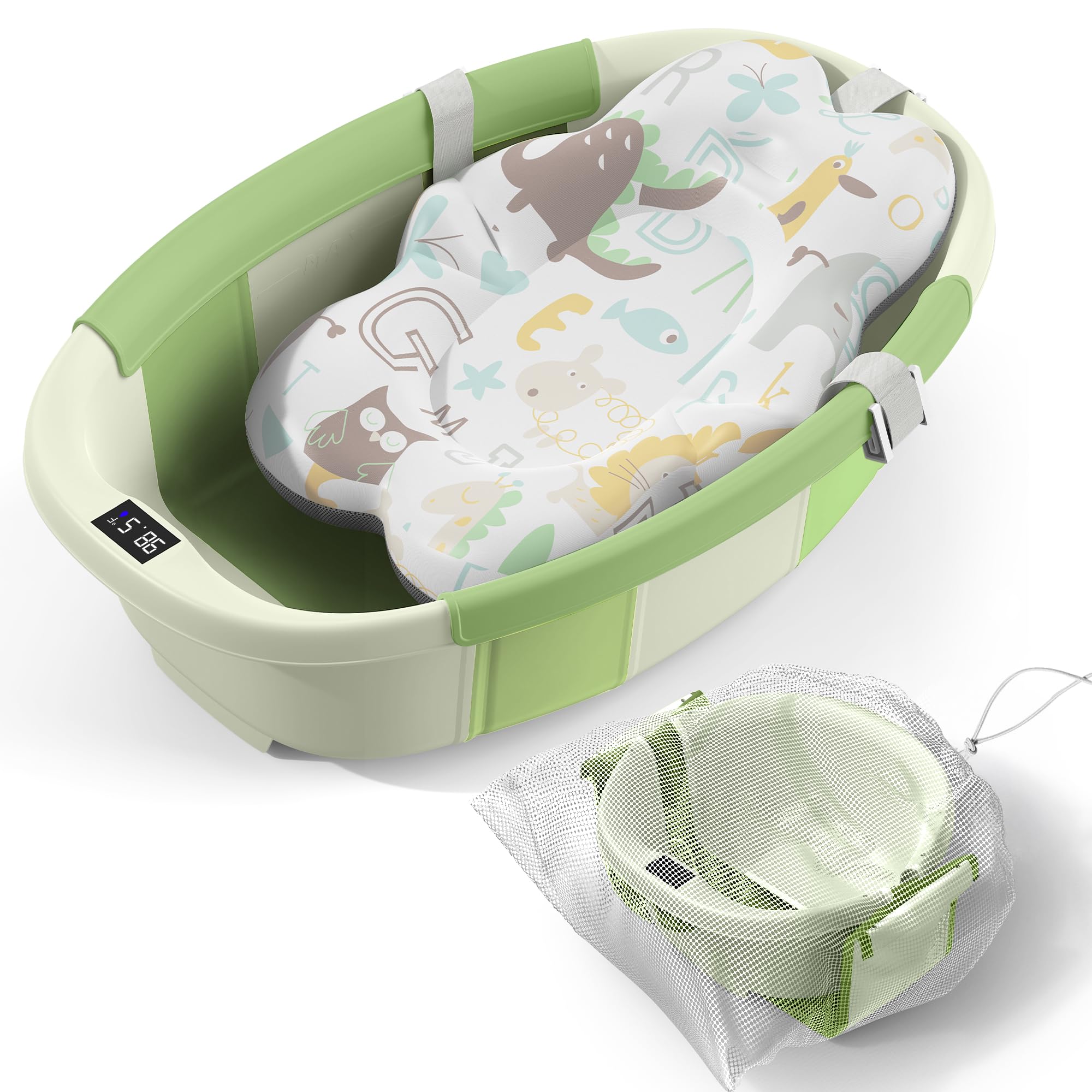 Spluvvly Collapsible Baby Bathtub - bathing | Mubboo
