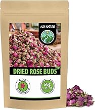 Alpi Nature Rose Tea 50g 1.8 oz, Dried Whole Rose Buds for Flower Tea and Herbal Infusions