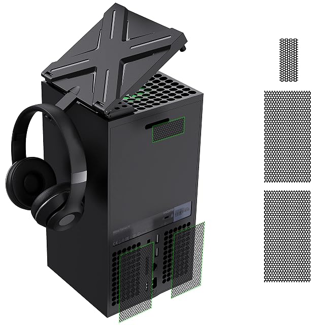 Benazcap Case Compatible with Xbox Series X Superior PC Case Dust Filter Top Cover and Dust-Proof Filter Accessories