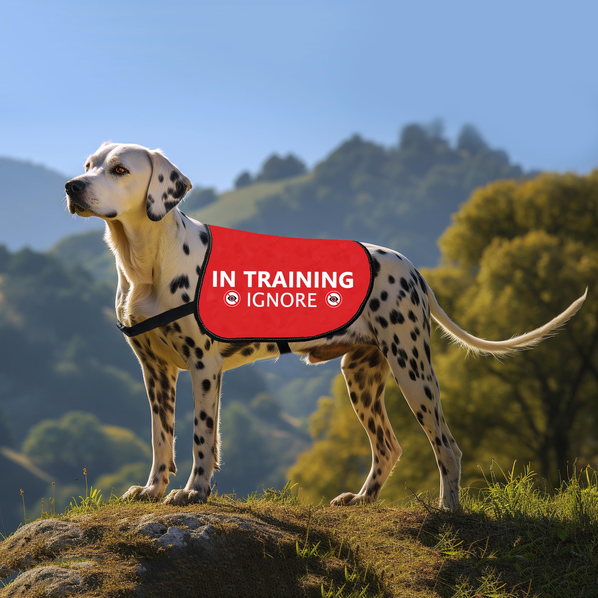 HOLLP Training Jacket - Ignore Dog Walking Warning Vest (Large)