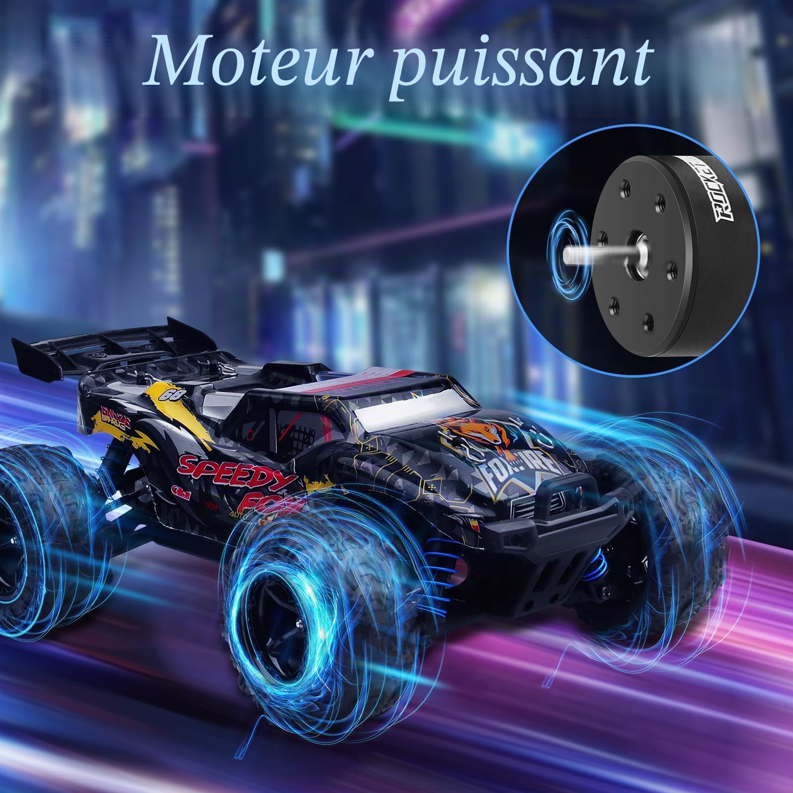 Moteur sans balais de voiture RC 1/10, 540, 3650, 5200KV, 3,175 mm, moteur étanche à haute vitesse, pour la plupart des pièces de mise à niveau de camion RC à l'échelle 1:10