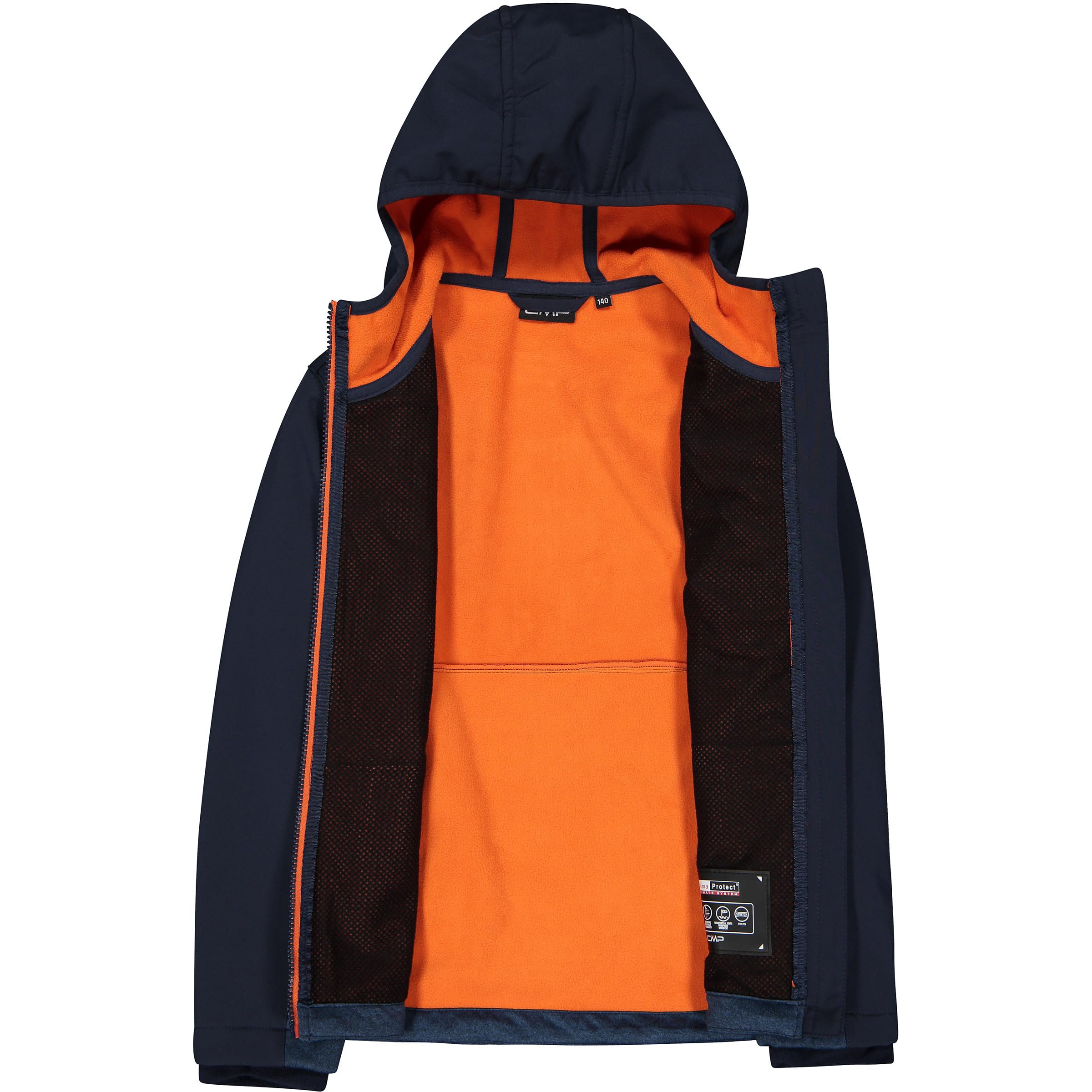 CMP Giacca Da Bambino In Softshell Con Cappuccio Fisso Jacket Unisex - Bambini e ragazzi