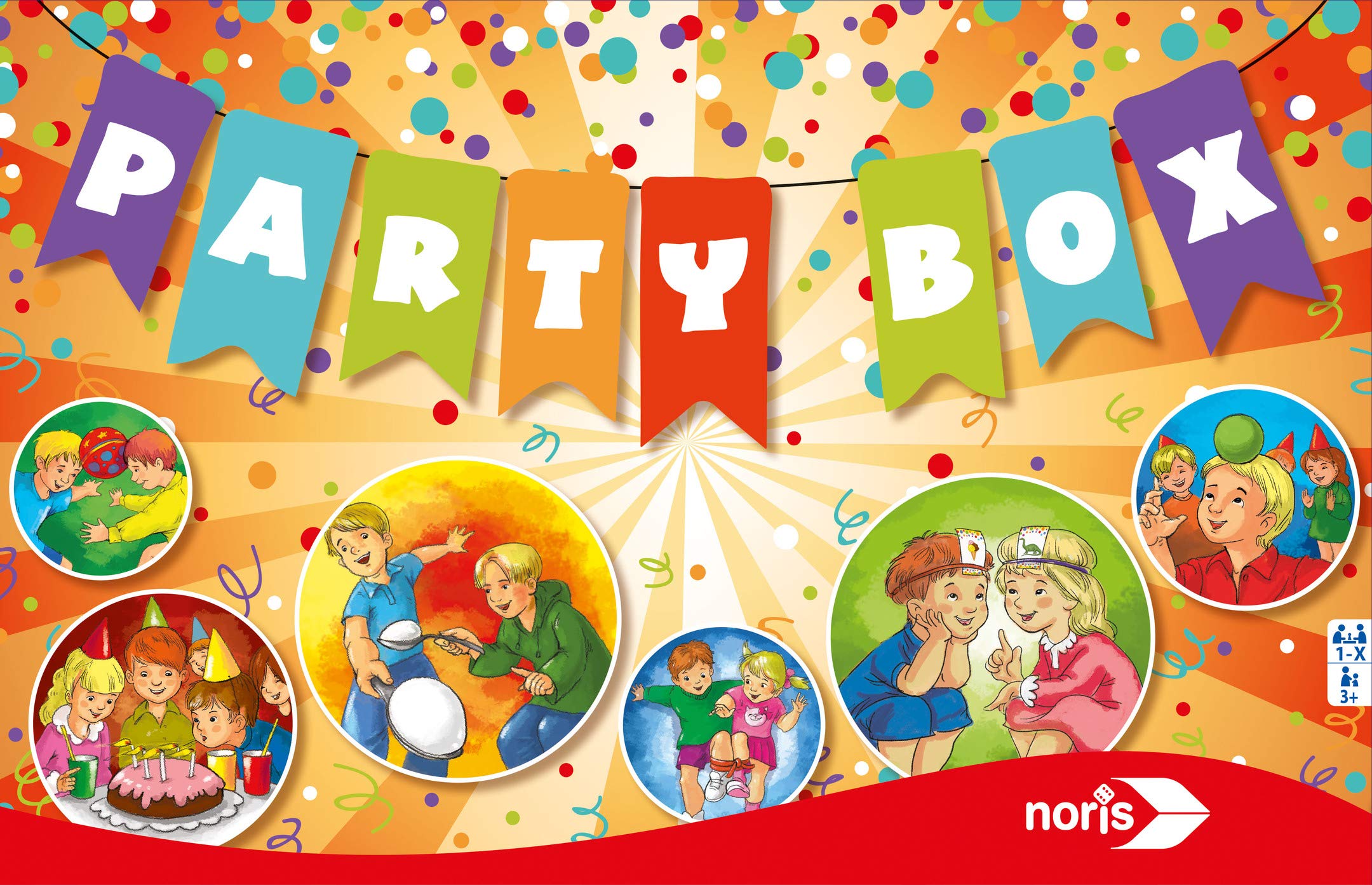 noris 606011069 - Party Box für Kinder