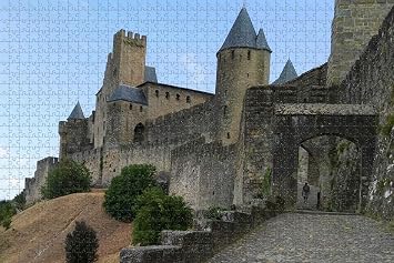 Jigsaw Puzzle for Adults France Carcassonne Castle AUDE Puzzle 1000 Piece Travel Souvenir