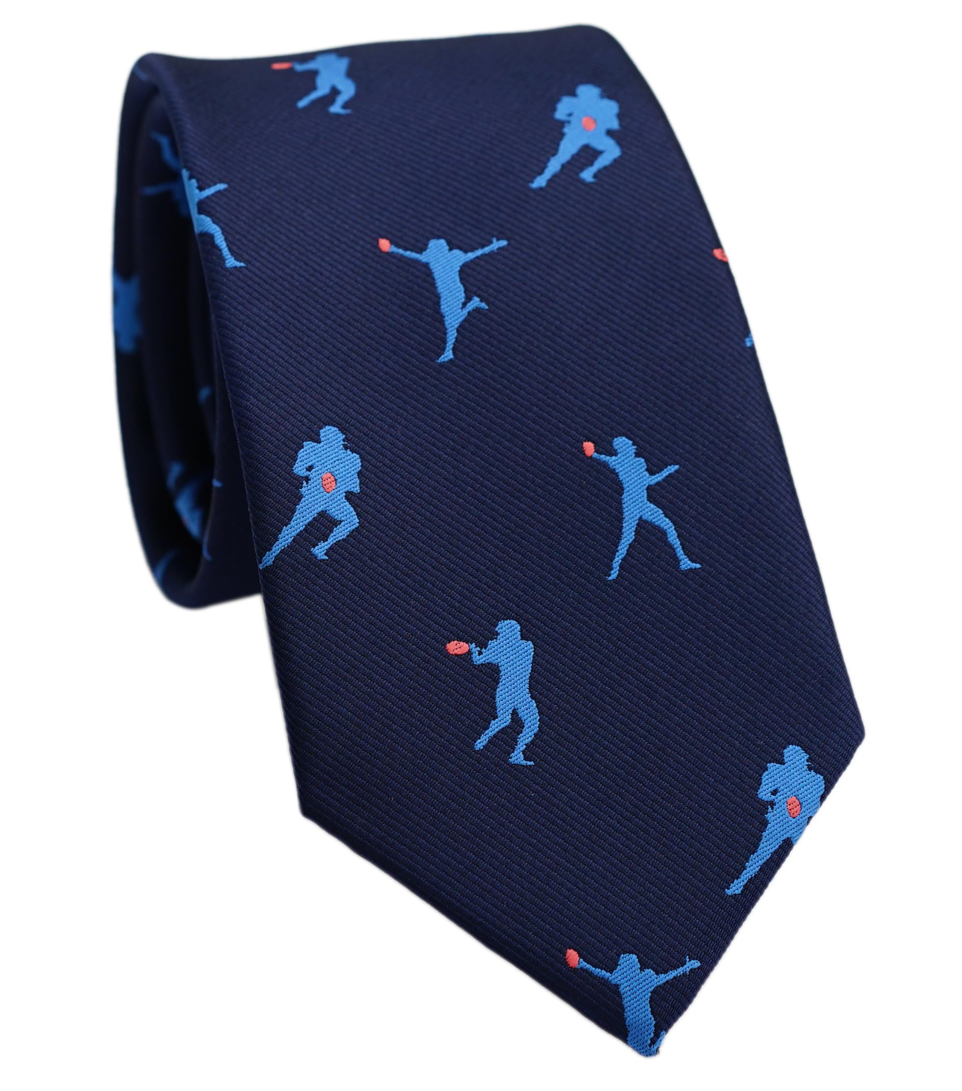 ZENXUS Theme Ties for Men, Sports, Animals, Holidays, Unique Designed and Woven Patterns