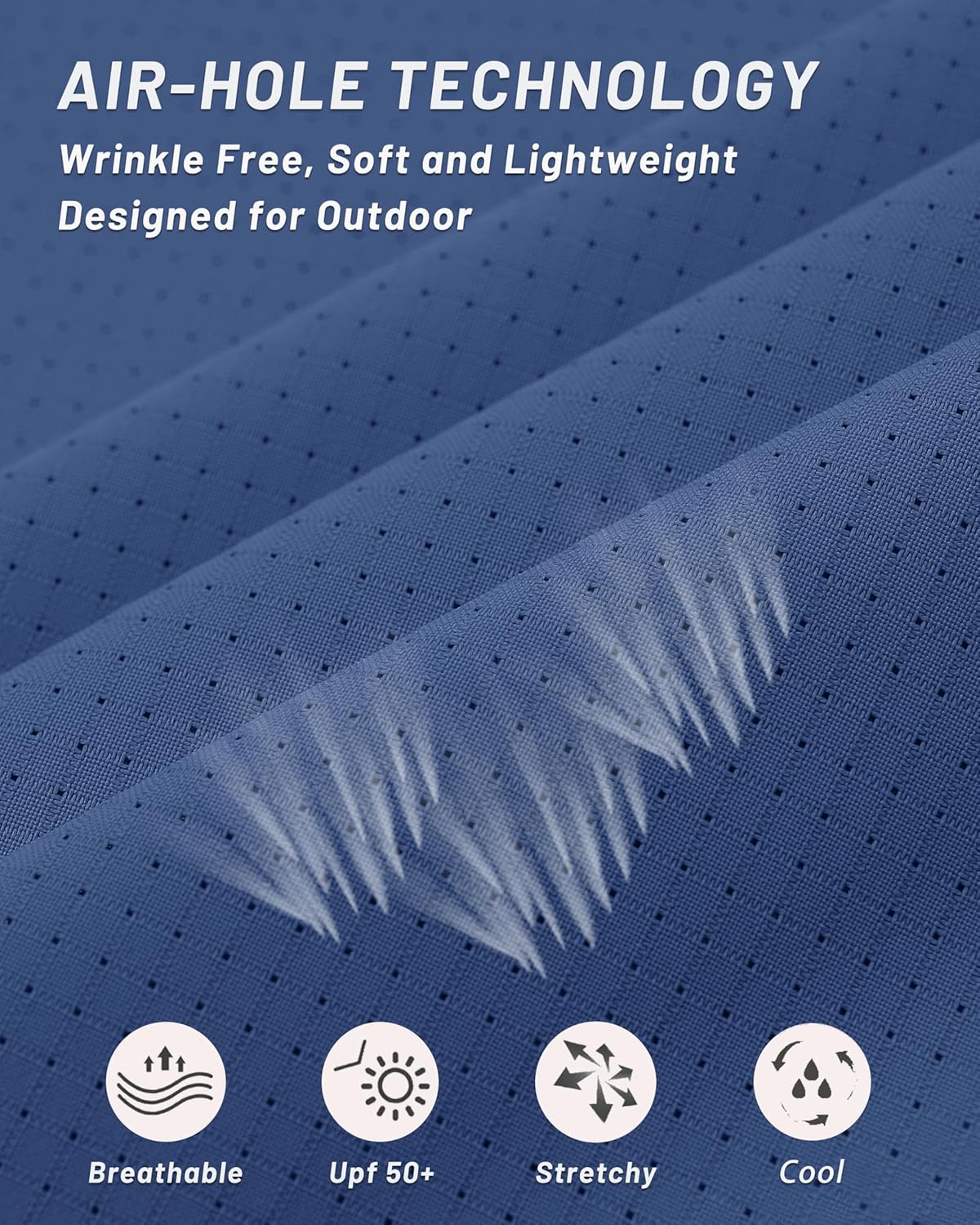 MAGCOMSEN Men's Sun Protection Fishing Shirts Long Sleeve UPF 50+ Quick Dry Cooling Button Down Shirt for Hiking Safari - Image 4