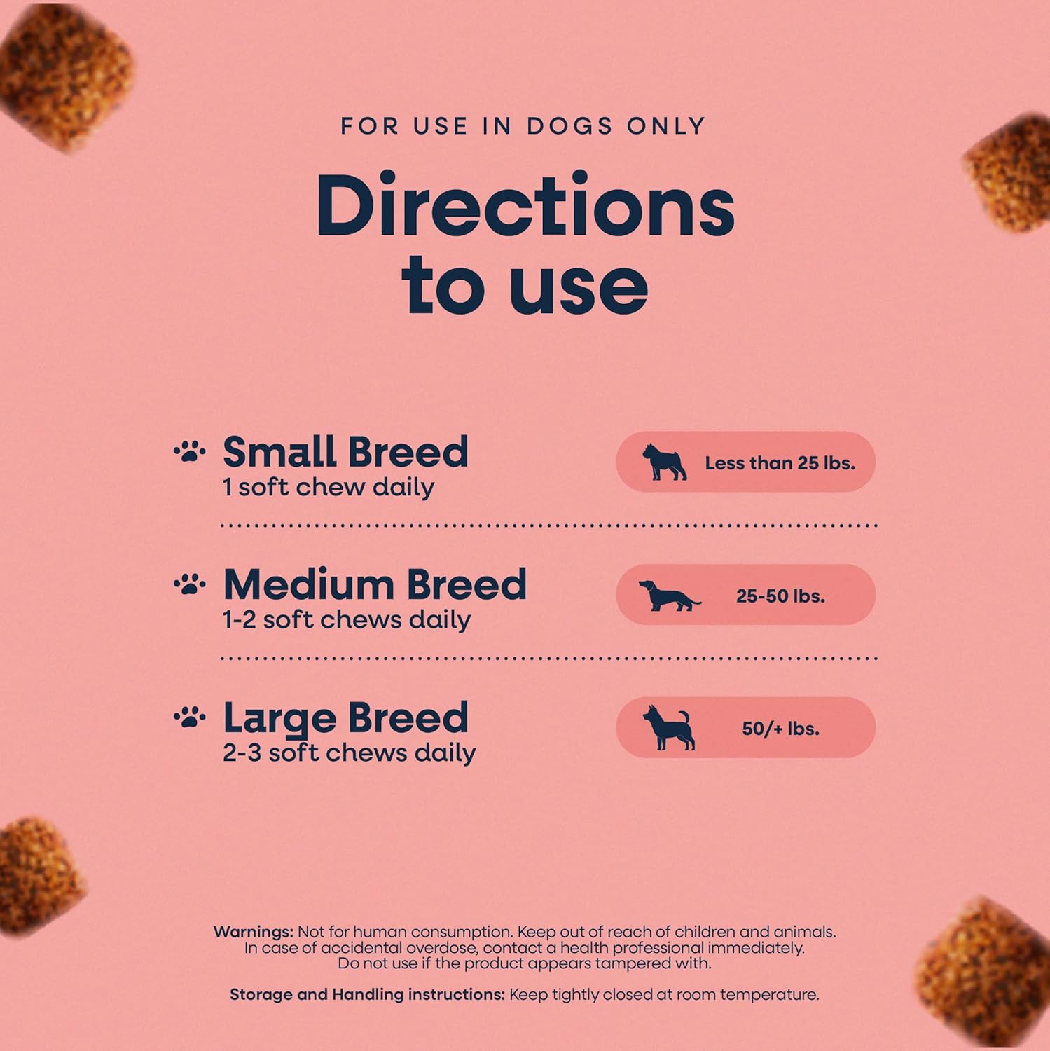 Skin & Coat Support for Dogs | Omega-3 Fish Oil, Biotin & Vitamins A & D3 for Healthy Skin, Shiny Coat & Essential Nutrient Balance | Beef Flavor Soft Chews, 90 Count