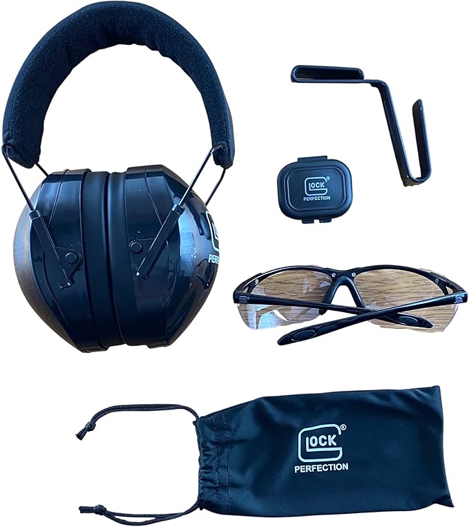 Official GLOCK Range Kit Earmuff Hearing Protectors