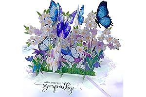 Paper With Deepest Sympathy Pop Up Greeting Cards