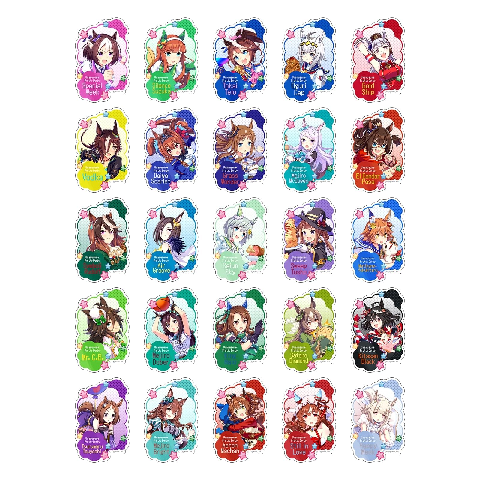 Amazon.co.jp: ウマ娘 プリティーダービー ダイカットステッカー 