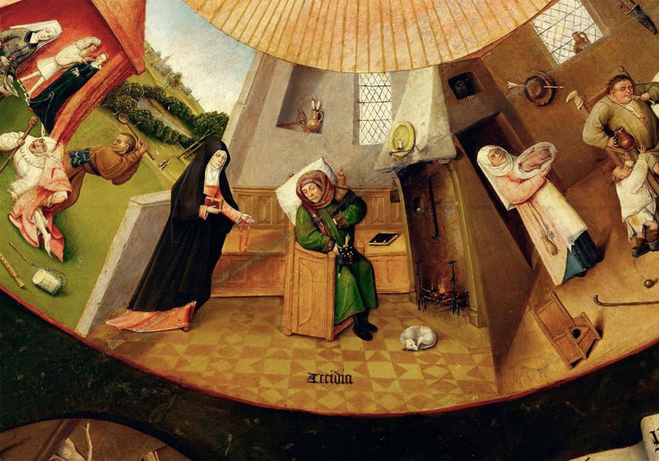 POSTERIIk Famous Animal Posters Vintage Picture the Temptation of Saint Anthony Central by Hieronymus Boske Modern Wall Decor for Home Decor 60x90cm