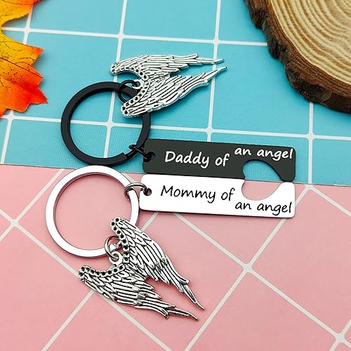 Miniatura 5 de Heigebi Llavero conmemorativo para bebé, regalos de condolencias para pérdida de bebé, recuerdo para la pérdida del hijo de papá, mamá