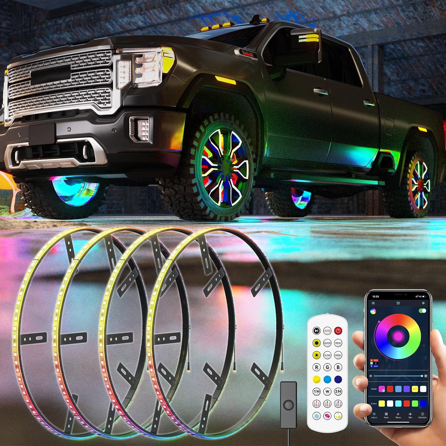 Wheel Lights for Trucks: Illuminating Your Ride with Style and Safety