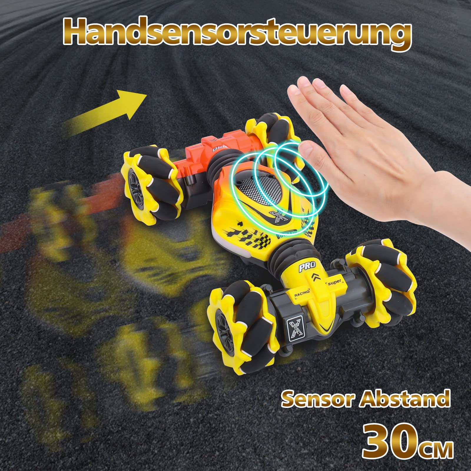 Pristar Op Afstand Bestuurde Auto Met Handbediening - 2,4 GHz Twist