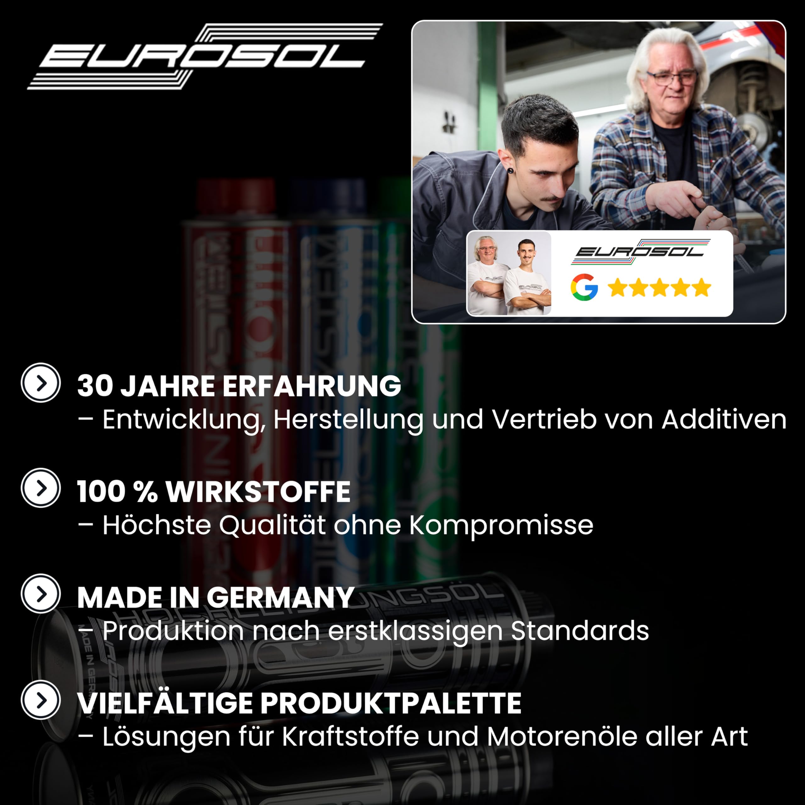 Diesel Performance-Trio 3X 400ml | Diesel-System + Öl-System Motorspülung + Hochleistungsöl | DPF & AGR Reinigung, MOTORINNENREINIGUNG & VERSCHLEISSSCHUTZ | Profi-Trio