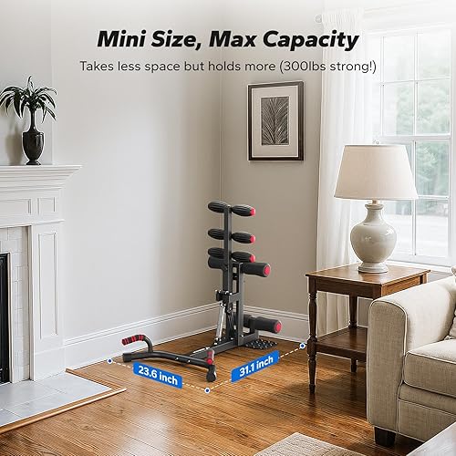 Miniatura 7 de MERACH Máquina de sentadillas profundas para mujeres, máquina de entrenamiento de glúteos ajustable, ejercicio de núcleo y piernas, equipo de