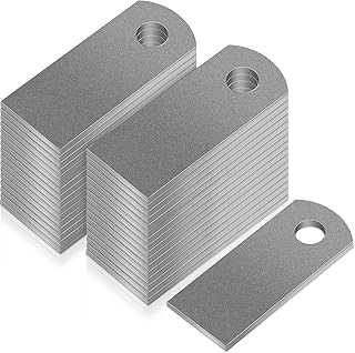 30 Pcs 30 Pcs Steel Weld on Tabs Mounting Flat Tabs, 1/2" Hole, Long Type | 1/4 Inch Thick Metal Gusset for Welding, Shock Mount Brackets, Universal Flat Tab Design for Vehicle Suspension Upgrades