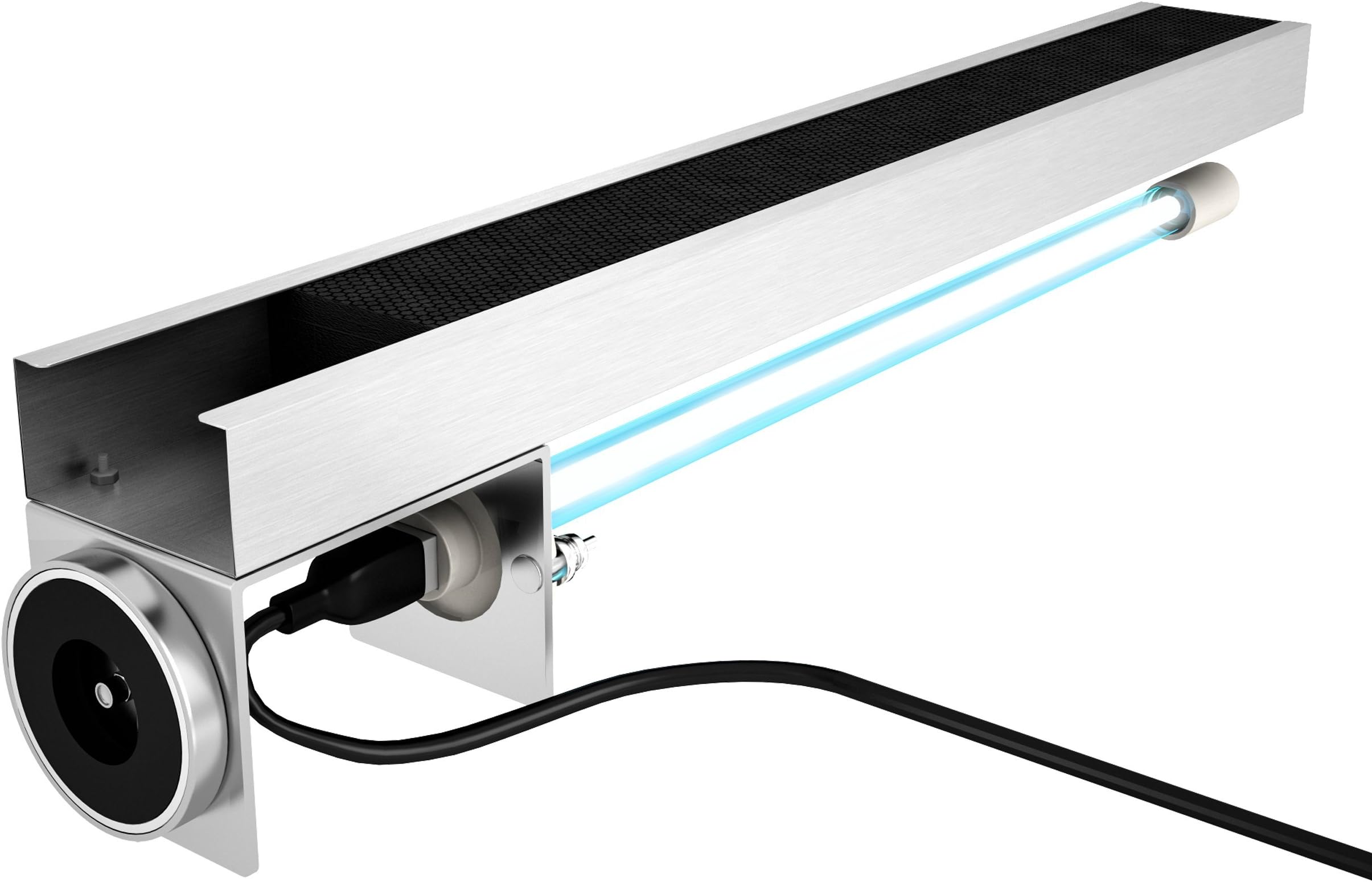 Whole House PCO UV-C Light system with Activated Carbon filter with magnet for HVAC Ac air conditioning coil. 16.75" long