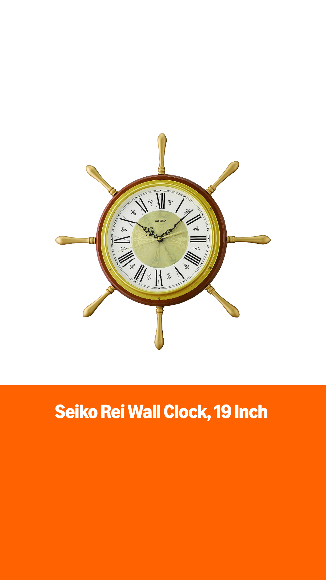 Amazon.com: SEIKO Rei Wall Clock : Home & Kitchen