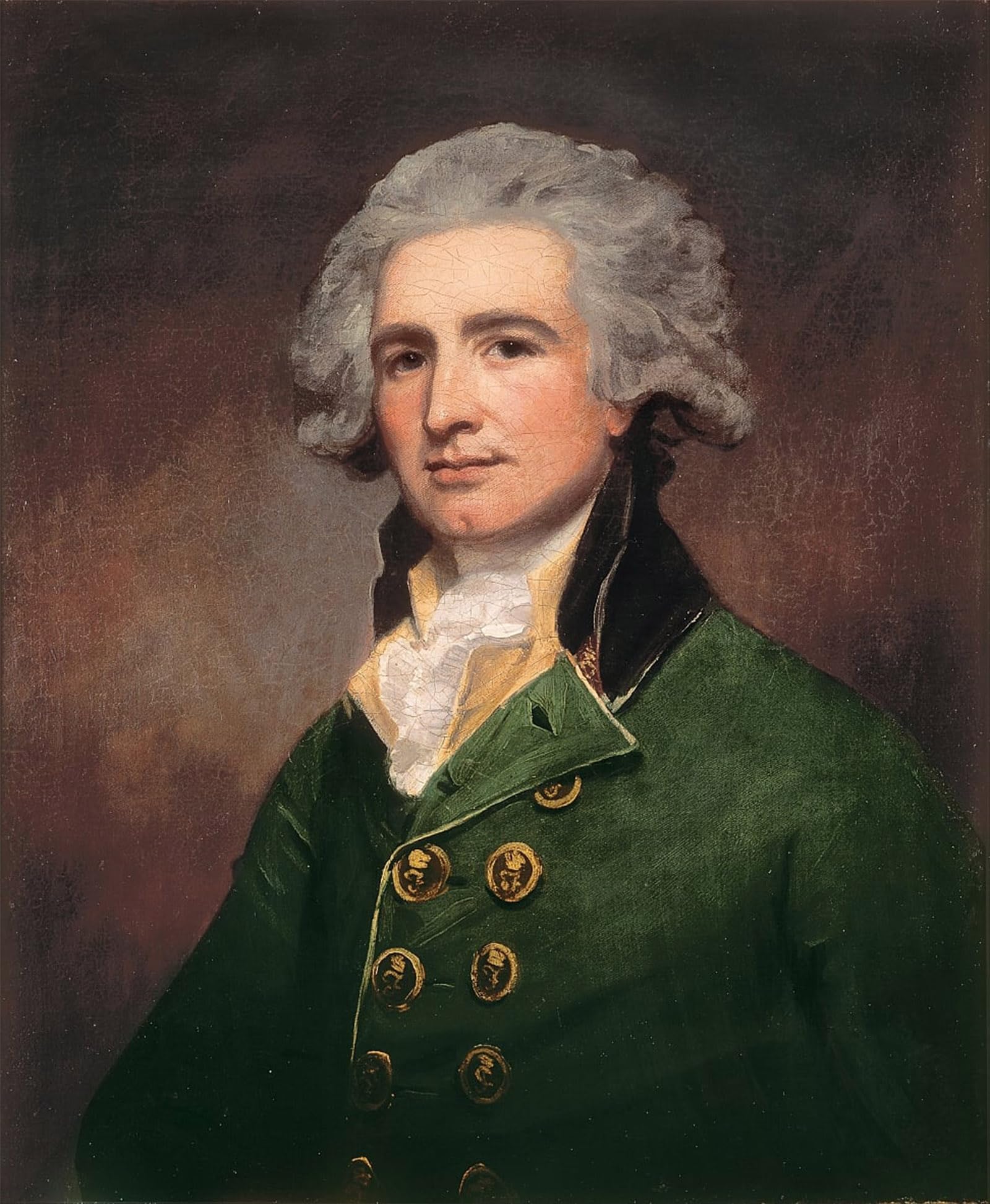 POSTERIIk Vintage Print Pop Art Landscape Artwork Colonel Robert by George Romney Art Prints for Office Home Decor 60x90cm