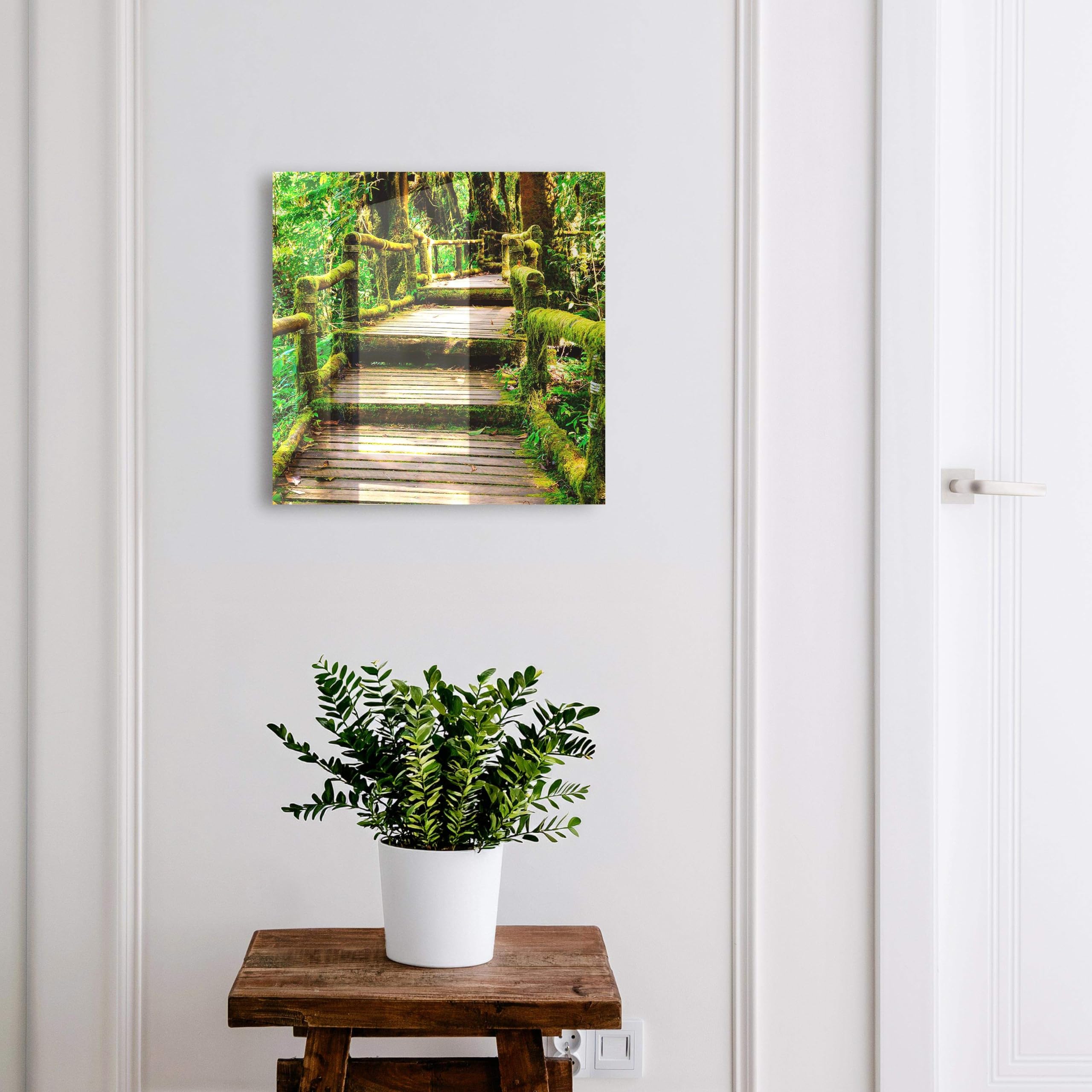 Tulup Armario de Llaves 30x30 cm | Blanco | Izquierda | Montaje en Pared
