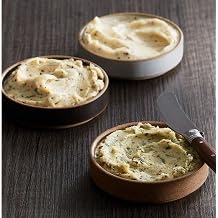 Premium Finishing Butter Trio - Ideal for steak, pasta, seafood, chicken, vegetables, baked potatoes, and more. Elevate your dishes to new heights with Kansas City Steak Company.