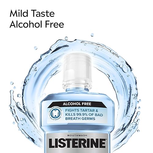 Miniatura 4 de Listerine Ultraclean - Enjuague bucal con control de sarro cero alcohol enjuague oral para ayudar a combatir el mal aliento y el sarro para dientes