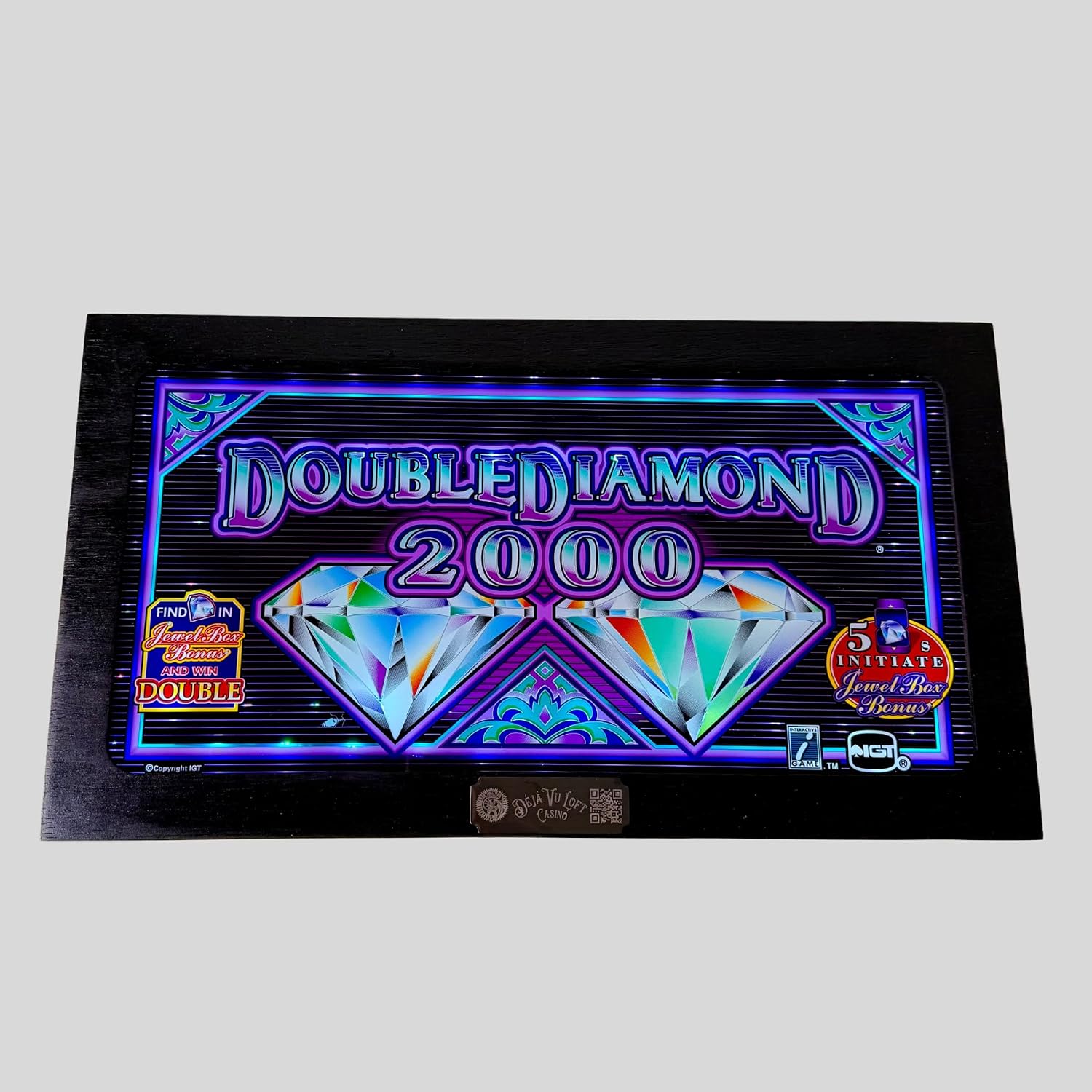 Double Diamond 2000 Slot Glass