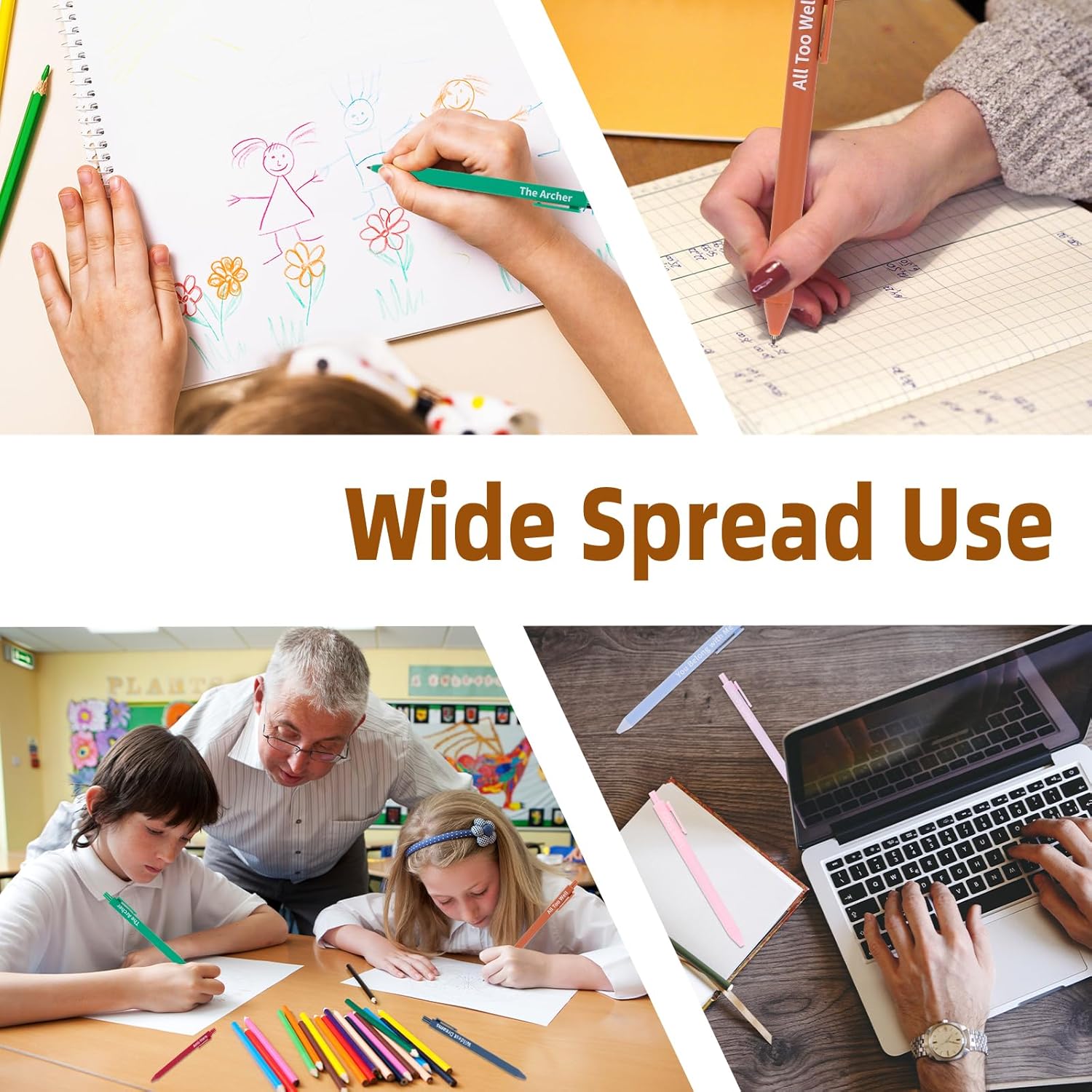 Taylor Gel Pens Gift Set of 8, Music Inspired Stationery Taylor Style Gifts Merch Birthday Party Favors for Women Girls Boys Students Teachers Nurse, Black Gel Ink Pens Office Supplies for Music Fans - Image 5