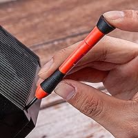 Vista 6 de CARTMAN - Juego de herramientas de 39 piezas, kit general para el hogar con caja de herramientas de plástico, estuche de almacenamiento, con Rojo