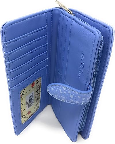 Miniatura 4 de Shag Wear True North Polar Bear - Cartera para mujer, color azul, grande de 7 pulgadas, Azul, Cartera grande