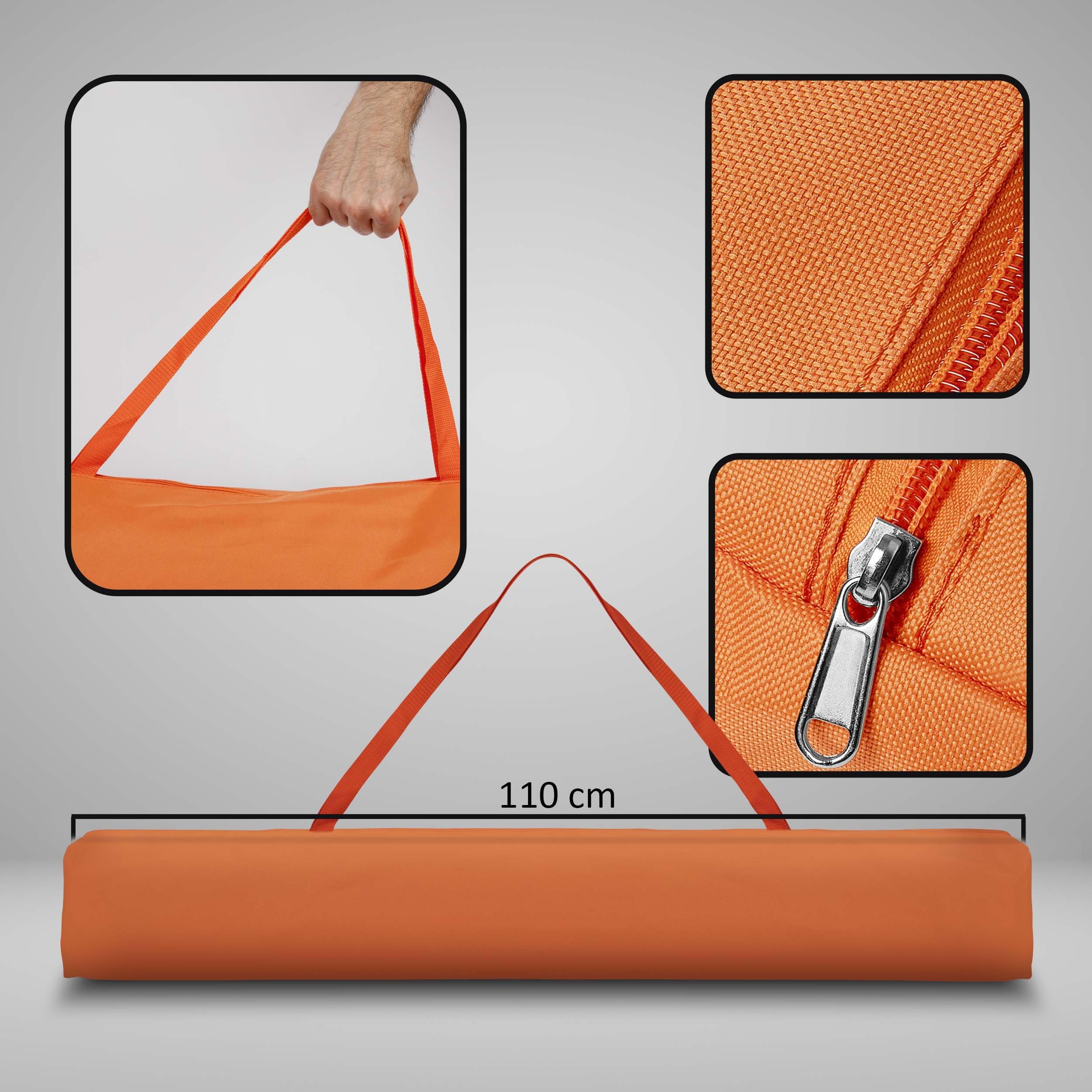 Pulox KTG-100 Krankentrage klappbar aus Aluminium für Notfälle | Professionelle Erste-Hilfe-Trage für Patiententransport, stabil, mobil und platzsparend zusammenklappbar