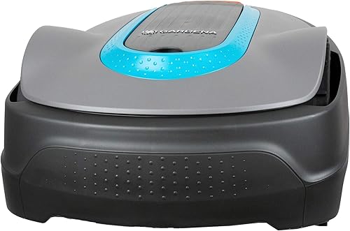 Vista 95 de GARDENA - Cortadora de césped Sileno Minimo 15201-20, robótica y automática, con aplicación Bluetooth y cable límite, silenciosa, para césped