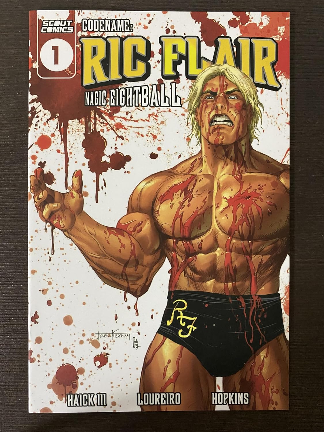 Ric Flair #1 2023 Battle Damage Variant WWF WWE Nature Boy WrestleMania Comic NM - THIS ITEM IS AVAILABLE FOR PURCHASE. PLEASE CLICK THIS HEADING AND THEN "SEE ALL BUYING OPTIONS" TO BUY - Image 1