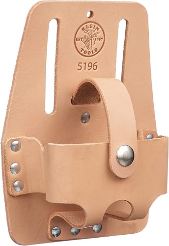 Miniatura 3 de Klein Tools 5196 - Soporte para cinta métrica, de piel, tamaño grande