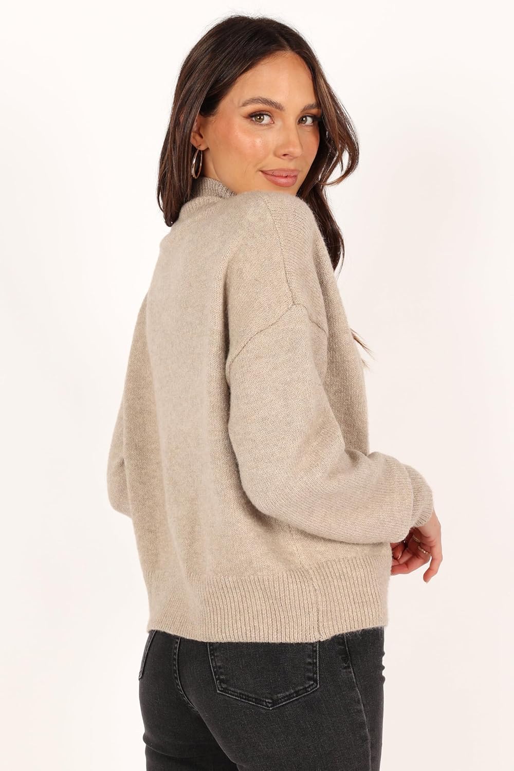 Petal & Pup Women's Brianna Mockneck Knit Sweater - Image 6