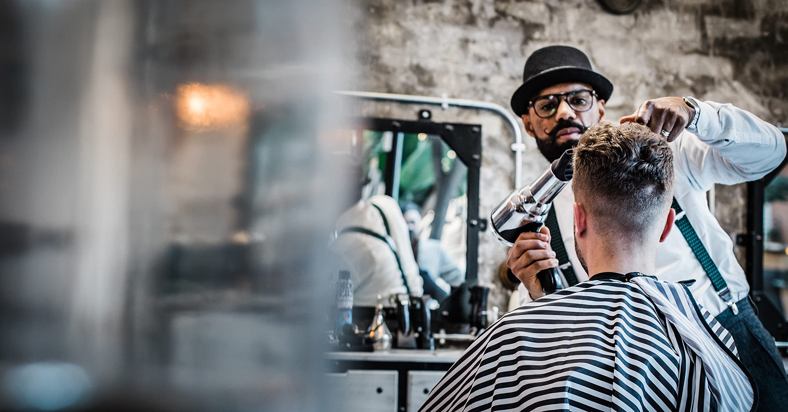 HEY JOE! Hair Trimmer Machine | Kabellose Profi Haarschneidemaschine Friseur für Trimming und Finish von Männerhaar und Bart | 6.000 rpm Leistungsstarker Motor