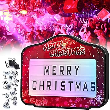 ddingsmafosee Pro Premium Bottle Presenter for Night Clubs - VIP Bottle Service Signs, Eye-Catching Bottle Service Lights, Numbers for Home Decor, Birthday Celebrations and Letters S
