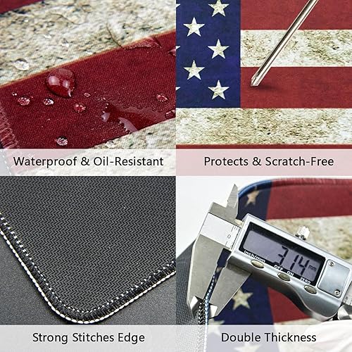 Miniatura 3 de Tapete de limpieza de pistola de 24 x 12 pulgadas de grosor e hisopos de limpieza de pistolas de 6 pulgadas, impermeable, resistente al aceite,