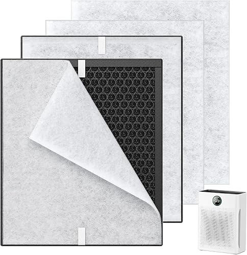 Paquete de 2 filtros de repuesto PR1 para purificador de aire Mooka Mode PR1, filtro HEPA verdadero H13 para el hogar, habitación grande de hasta