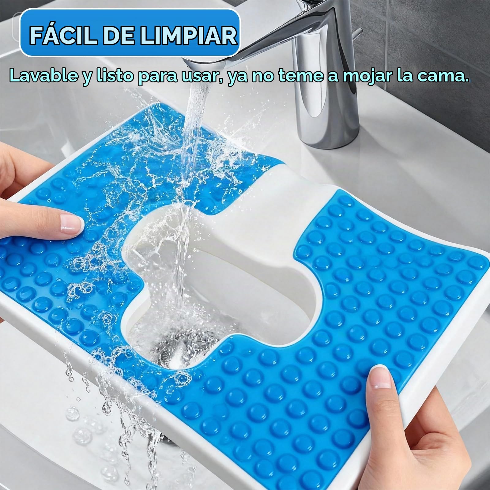 Cojines Antiescaras, Prevención Y Tratamiento de Úlceras por Presión En Coxis-Silla de Rueda, Cojín Antidecúbito para Ancianos Postrados, Apertura En Forma de T