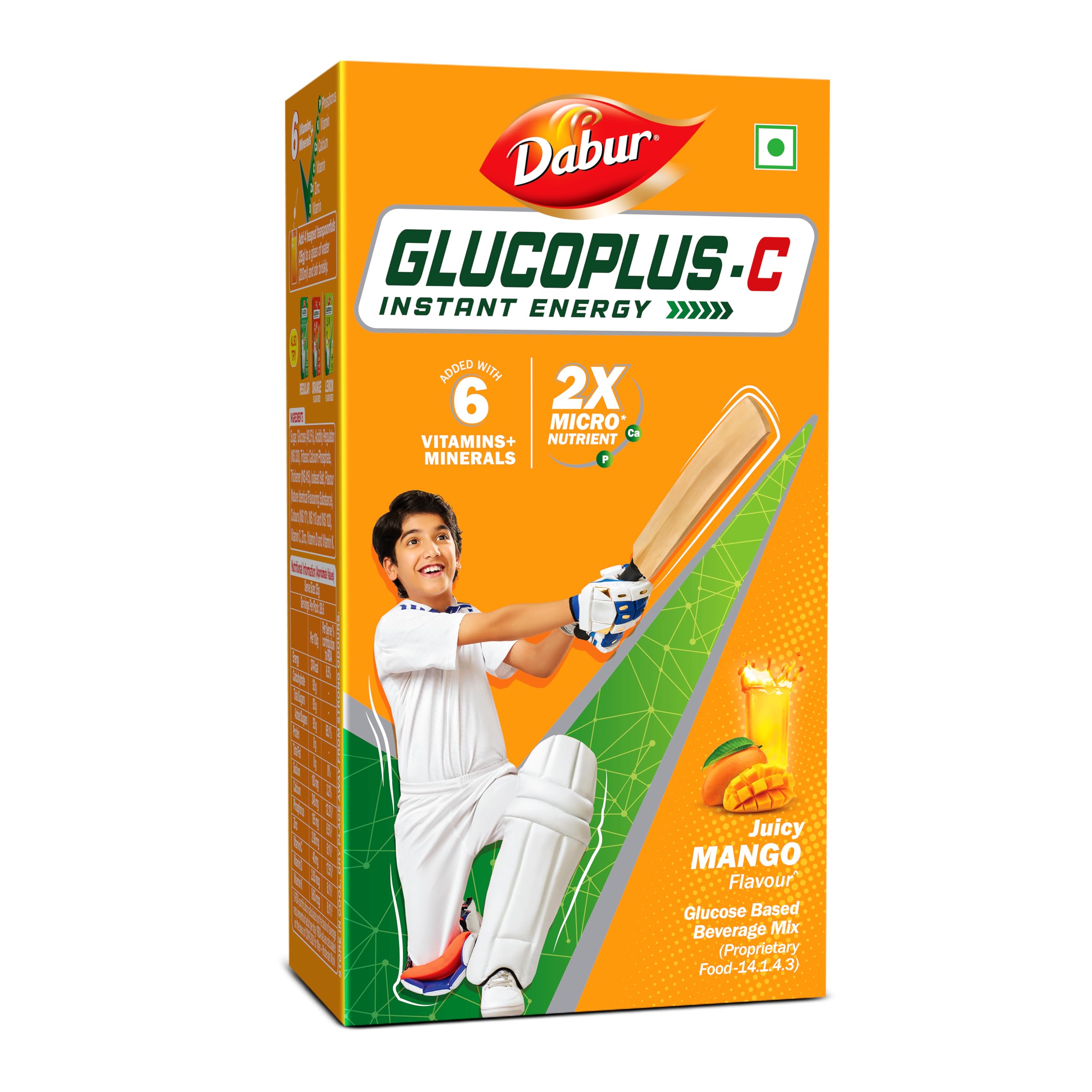 DABUR Gluco-C Instant Powder Energy Glucose (Mango Flavour) - 1Kg | Replenishes Energy | 20% More Glucose In Every Sip | Vitamin C Helps Boosts Immunity | Calcium Supports Bone Health-image-24
