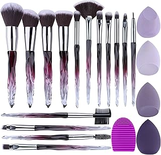 XMOSNZ Brochas de maquillaje, 15 piezas, broc...