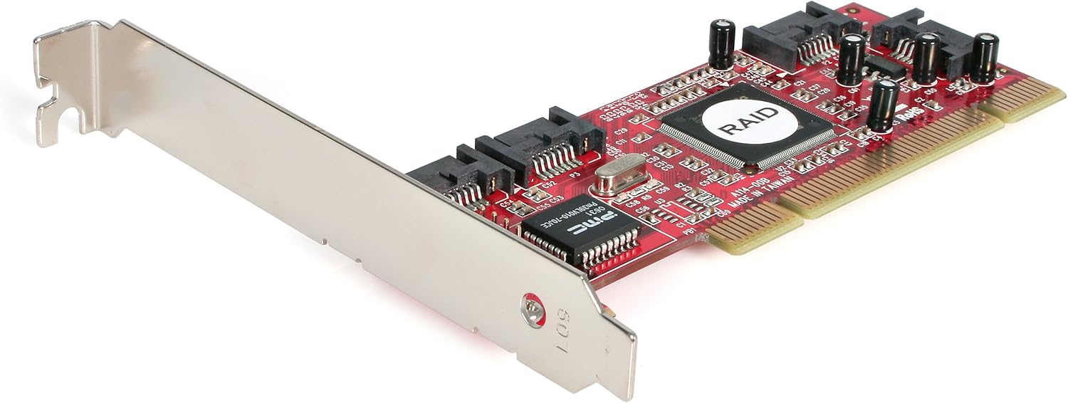 4 Port PCI SATA RAID Controller Adapter Card PCI SATA