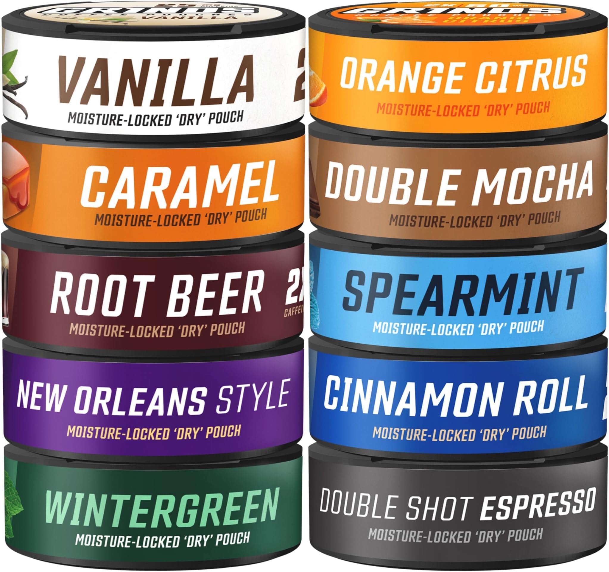 Grinds Coffee Pouches 10-Can Variety Pack