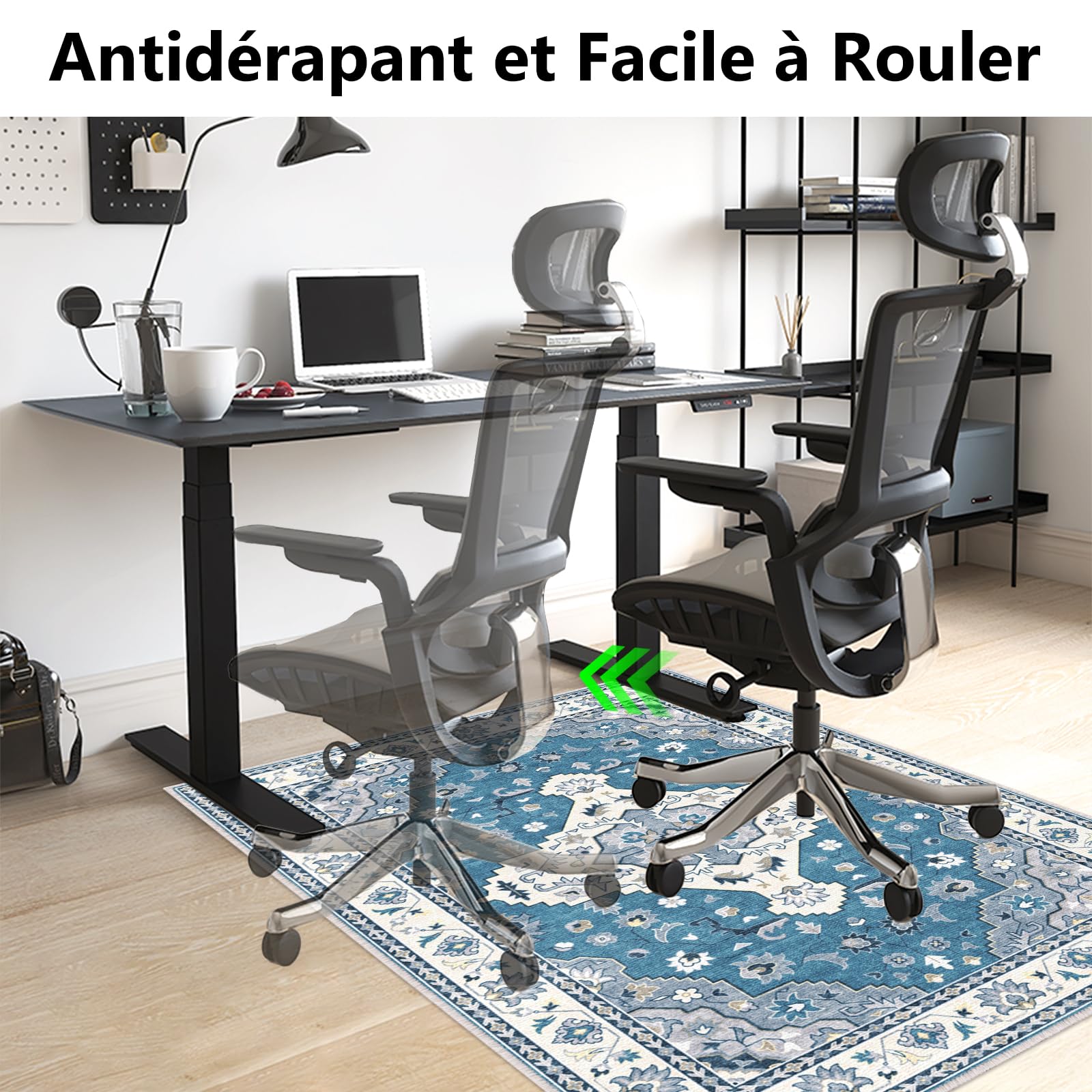 Tappetino Per Sedia Da Ufficio - 90x120 Cm, Antiscivolo E Protettivo Per Pavimenti - Foto 12