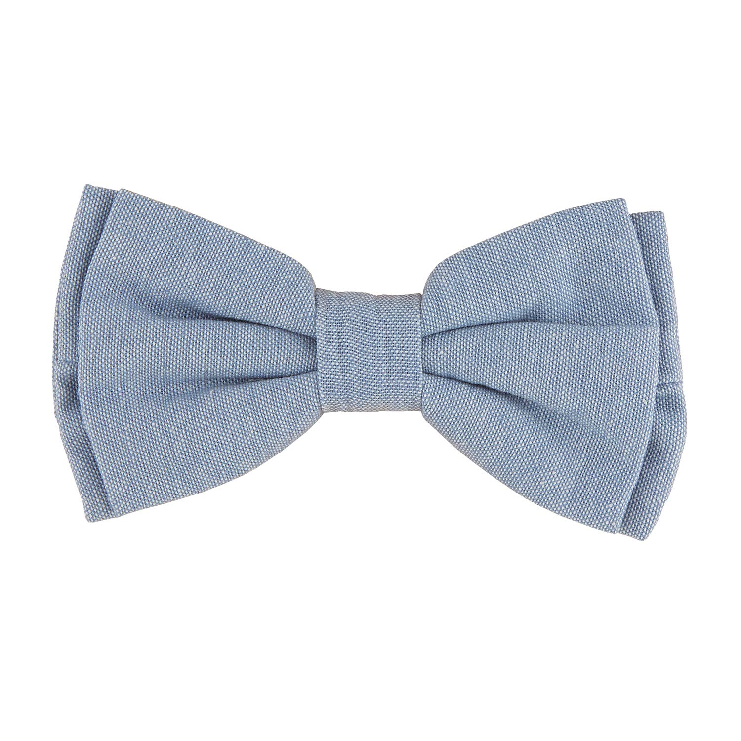 Santa Barbara Design Studio Pet Collection Bow Tie, Adjustable- One Size, Chambray