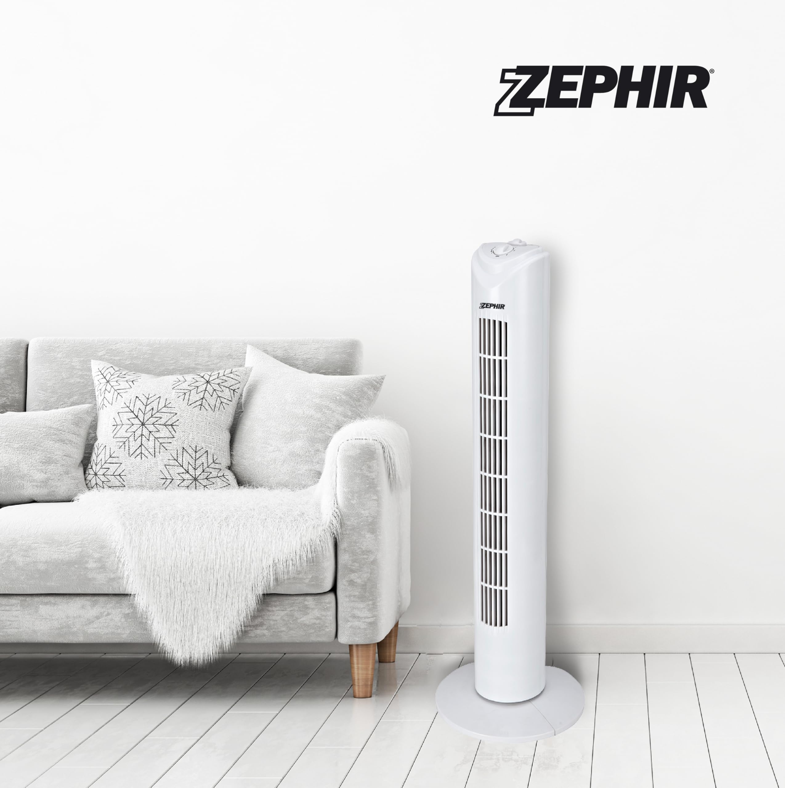 Zephir Ventilatore Torre Timer 3VEL H80CM OSC