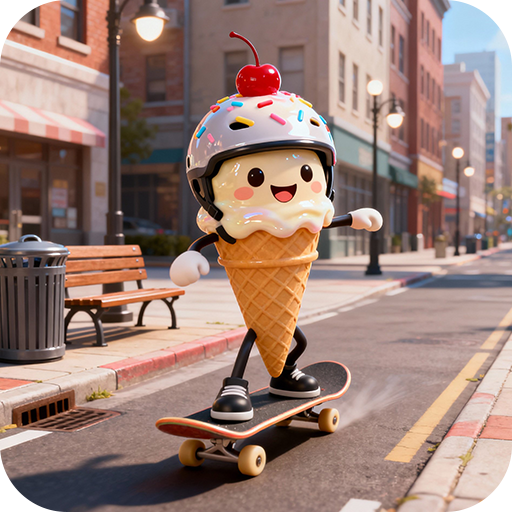 Frozen Skate Dash Sweet Street Challenge